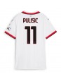 AC Milan Christian Pulisic #11 Bortedrakt Dame 2024-25 Korte ermer